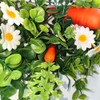 Easter Carrot Wreath Daisy Eucalyptus Wreath Indoor Outdoor Happy Easter