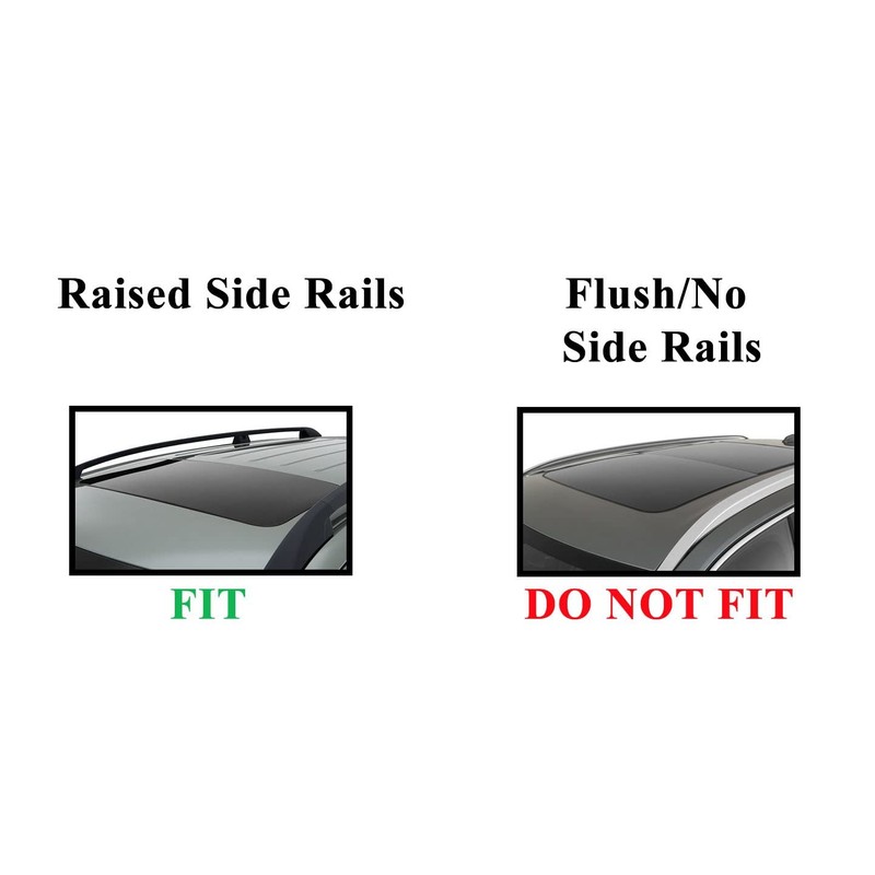 BRIGHTLINES Cross Bars Roof Luggage Bars Roof Racks Compatible with