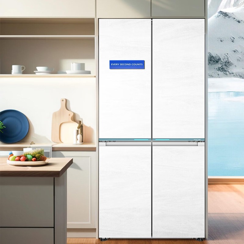 Every Second Counts Sign Fridge Magnet - Kitchen Decor