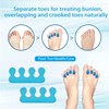 Toe Separators Spacers Pedicure, Repeatable Washable Toenail Dividers for Men