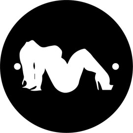 Kustom Cycle Parts Fat/Thick Trucker Girl Points/Timing Cover Compatible with Harley Davidson M8 Motor 2016 to Current. Made in The USA