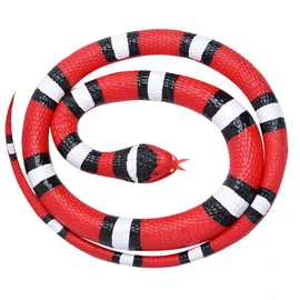 Wild Republic Scarlet Snake, Rubber Snake Toy, Gifts for Kids, Educational Toys, 46"