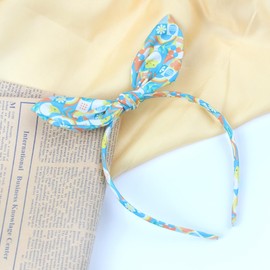 Easter Headbands for Women Spring Bows Headbands Cute Rabbit Bunny Ear Egg Chick Flowers Design Knoted Hairbands Easter Hair Accessories (Chick Daisy, 1 Count (Pack of 1))