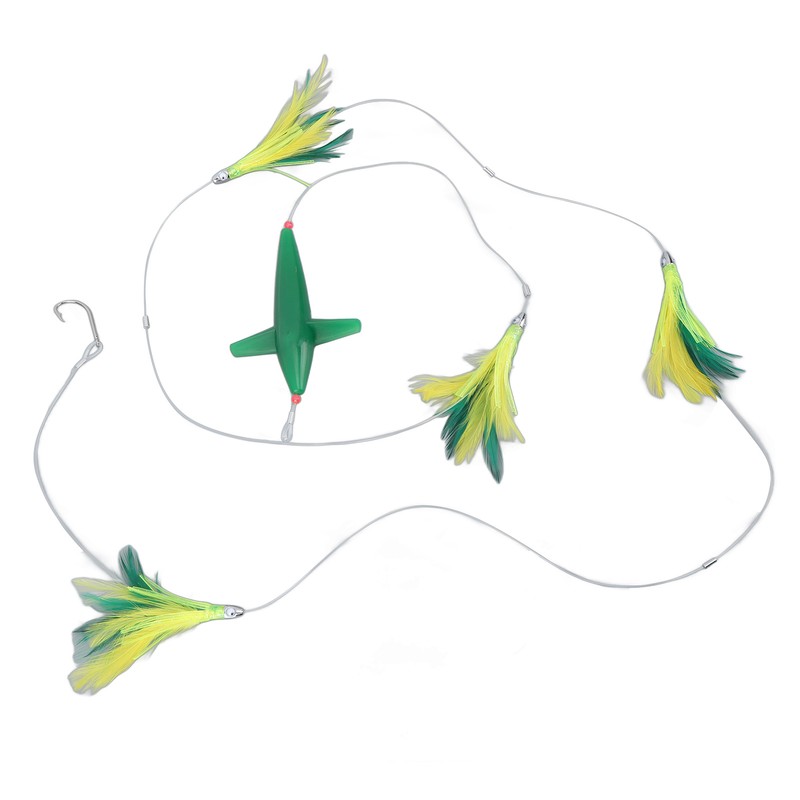 Feather Trolling Lures Excellent Camouflage Durable Trolling Feather Fishing Lures