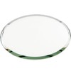 Plymor 3" Round, 3mm Thick Beveled Glass Mirror Circle, Pack