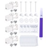 QWALIT Silver Ear Piercing Kit Silver Ear Piercing Gun Kit