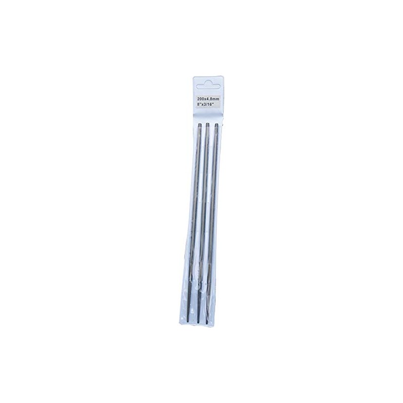Rotatech GENUINE 3/16" (4.8mm) Pack Of 3 Chainsaw Files to