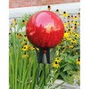 Achla Designs G12-RD-C Gazing, Red 12 inch Glass Garden Globe