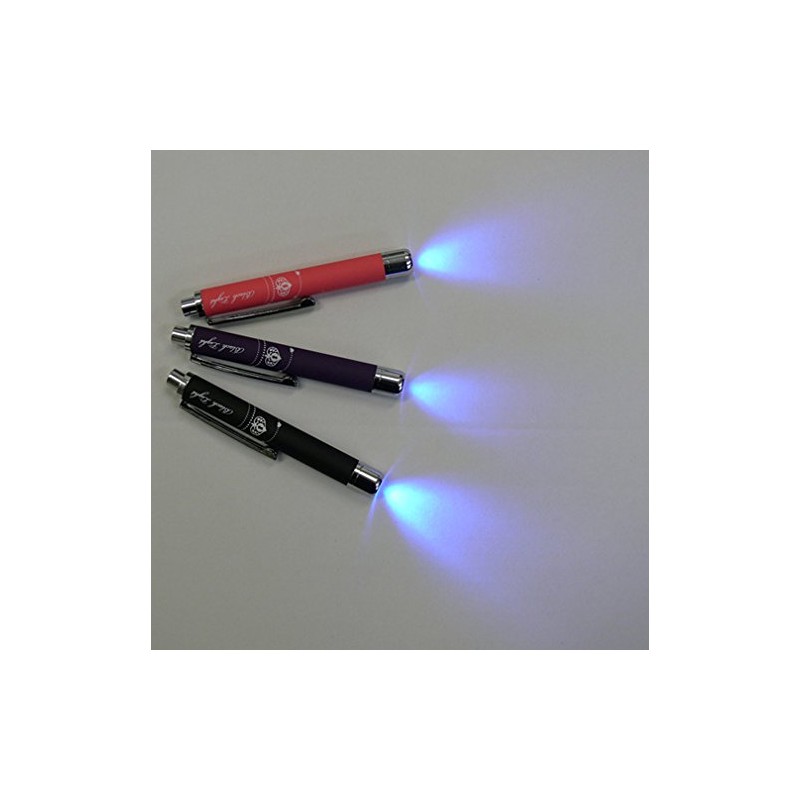 kontec Rubber Style Pen Shape UV-LED Black Light Black