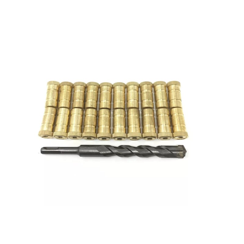 Aftermarket 20 x Brass Screw Concrete Pool Deck Anchor +