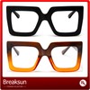 Breaksun anteojos de luz azul de gran tamaño para mujer,
