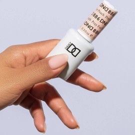 DND Gel Polish & Matching Nail Lacquer #886 Pray For Peach