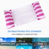 Inflatable Hammock, 2 Pieces Floating Bed Inflatable Beach Chair for