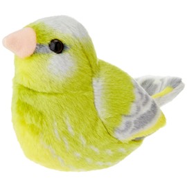 Wild Republic 19488 13-16 cm Greenfinch with Real Bird Calls Plush Toy, Yellow