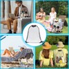 Coco Berming Transparent Backpack for School Backpack Gym Beach, transparent