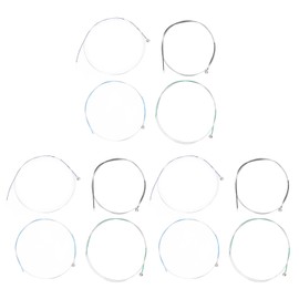12Pcs Violin String Copper Alloy Professional Violin String Replacement for 1/2 1/4 3/4 4/4 Silver