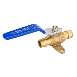 EFIELD 1/2 Inch Pex A Expansion Brass Full Port Shut-off Ball Valve with Drop-ear, ASTM 1960, UPC Certified,(VALVE027)