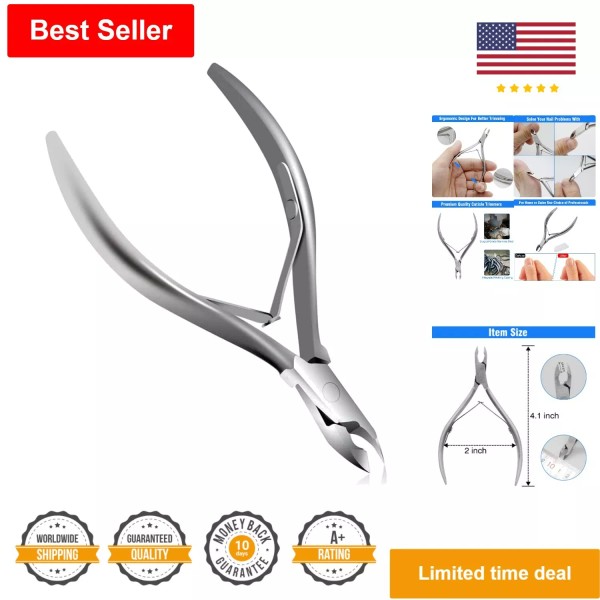 Unbranded Professional Premium Cuticle Trimmer - Ergonomic Design, Easy to