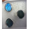 Natural Creations mens sterling silver ring Size 11 Labradorite