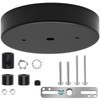 Biaungdo 6 Inch Ceiling Lighting Canopy Kit, Black Pendant Light