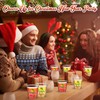 Nuogo 100 Pcs Disposable Christmas Shot Glass Bulk, 2.87oz Plastic