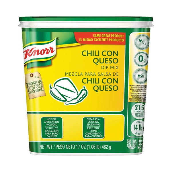 Knorr Chili Con Queso Dip Mix, 1.06 Pound - 6 per pack -- 1 each.