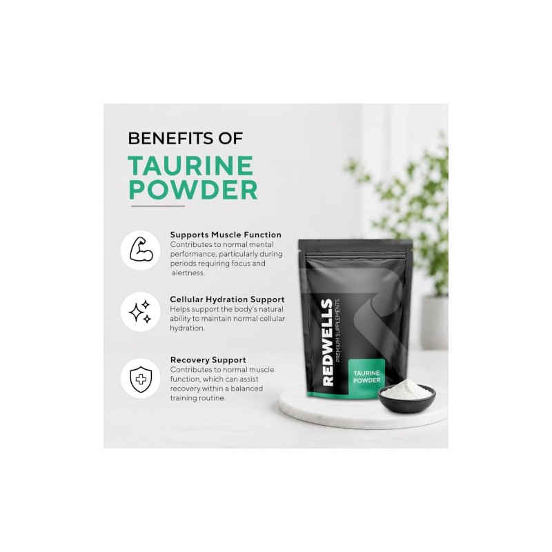 Taurine Powder 1 kg | Up to 6,000 mg Daily