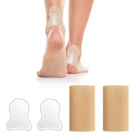 Sratte 4 Pcs Ankle Pads Gel Sleeve Padded Ice Skating Socks Ankle Protector Support Brace Pad Skateboard Accessories for Skating Riding Support Socks(Gourd)