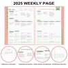 2025 Planner - Business Planner, 3-Tier Schedule Planner Notepad, JAN