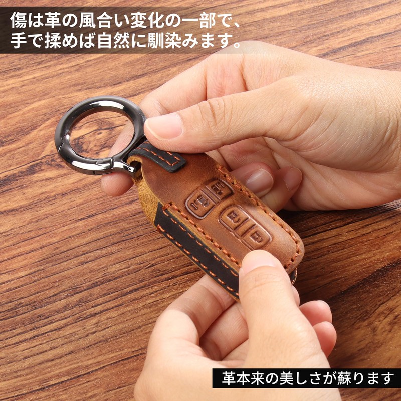 PIMOHI N-Box Key Case, Genuine Leather, N Series, JF1, JF2,