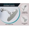 Shower Head Swivel Ball Adapter, Solid Brass Universal Angle Connector