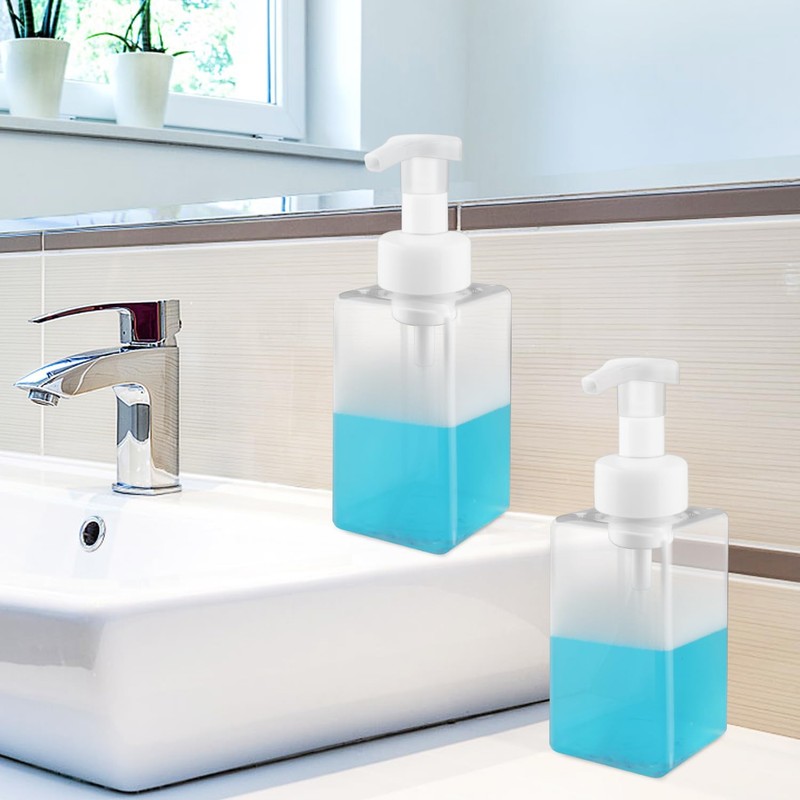 3 Pack Foaming Soap Dispenser Empty Plastic Foam Pump Bottle