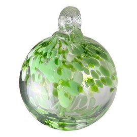 Dale Tiffany Hand Blown Glass, 8" Diameter Celtic, Tree of Life Collection, Witch Globe Hanging Garden Indoor/Outdoor Decorative Ornament Gazing Ball