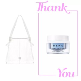 HERA 헤라 비치백+헤라 하이드로 리플렉팅 크림 25ml 세트 Hera Beach Back + Hera Hydro Reflecting Cream 25ml Set