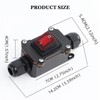 SIGANDG IP68 Waterproof Inline Switch Rocker Switch Cable Switch 12V