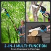 Gpaentsn 2 in 1 Cordless 6 inch Pole Saw &
