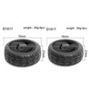 8pcs 1/10 RC Drift Tires 65 * 26mm for On