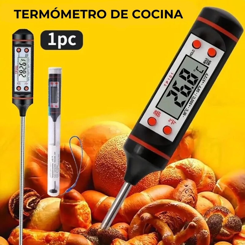 Digital Thermometer for Food, Liquid, Oil, Ultra Fast Measurement and