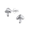 Mushroom Earrings - 925 Sterling Silver