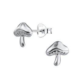 Mushroom Earrings - 925 Sterling Silver
