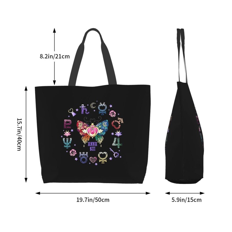 [MINIER] Sailor Moon Eco Bag, Women's Tote Bag, Shoulder Bag,