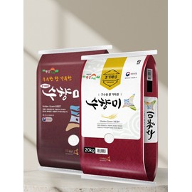 [The Fresh] 25 Year Golden Queen No. 3 Suhyangmi 10kg+10kg (High Grade) / [더프레시] 25년 골든퀸 3호 수향미 10kg+10kg (상등급)