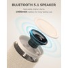 COLSUR Bluetooth Speaker, Magnetic Wireless Charger, Bluetooth Speakers with Night