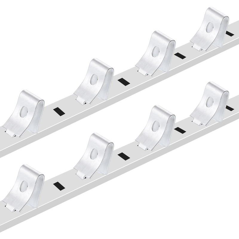 sourcing map 40 Pcs Shelf Bracket Clips, Cabinet Shelf Clips