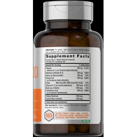 Horbäach Vitamin B-100 Complex | 60 Capsules | Non-GMO, Gluten Free | by Horbaach