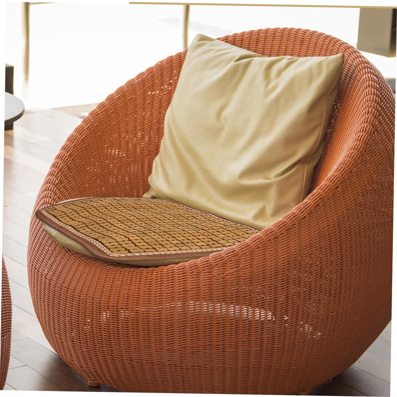 LALAFINA Cooling Sofa Mat Bamboo Sauna Mat Non-skid Backing for