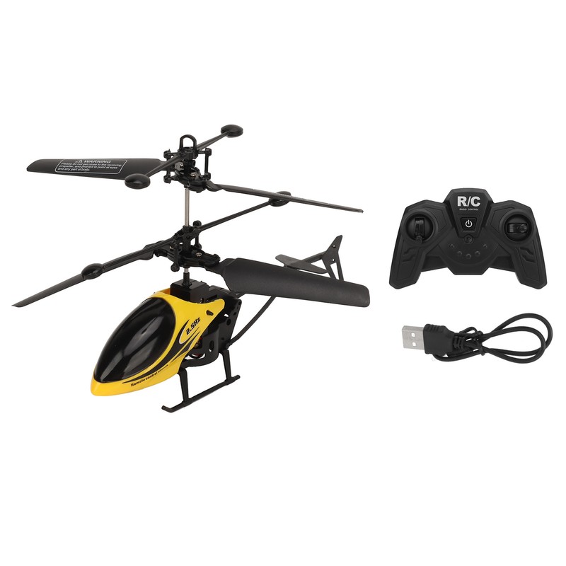 Miniature RC Helicopter with Light Charging Electric RC Drone Airplane