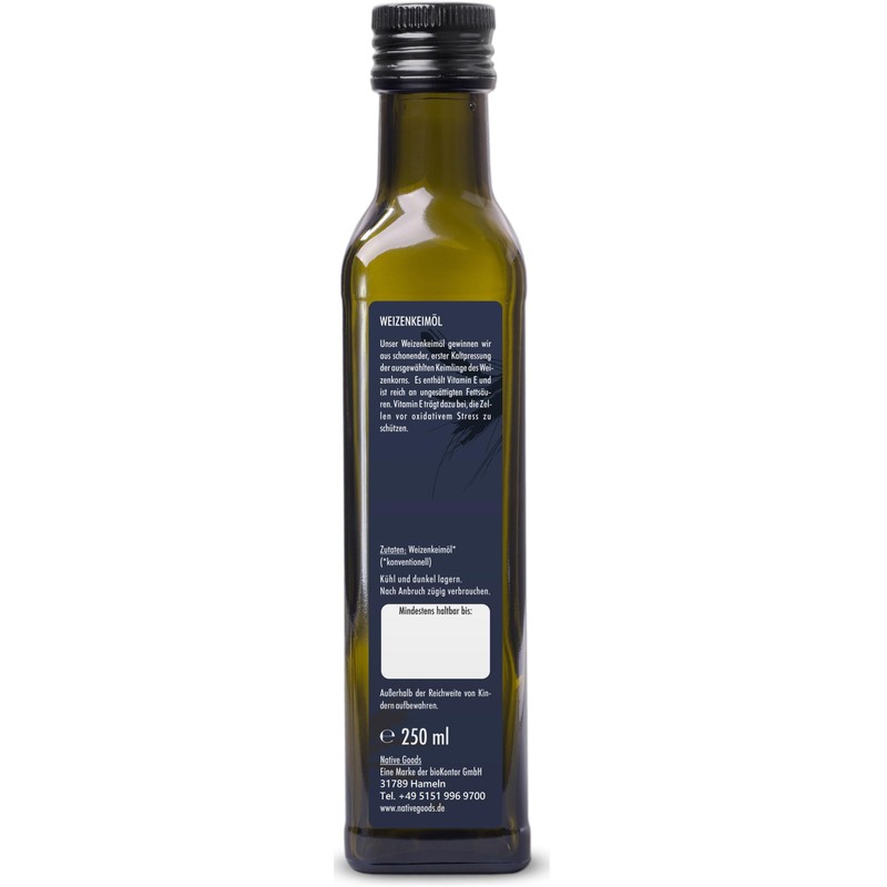 Wheat Germ Oil 250 ml | 100% Natural | 1st