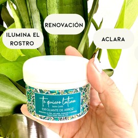 Exfoliante de Arroz Facial en Crema Renueva e Ilumina la Piel Limpieza Profunda Skin Care Limpiador Facial Rostro y Zonas Delicadas Frasco 120 ml