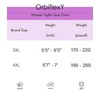 OrbiflexY Plus Size Sheer Pantyhose 20D Ultra Silky High Waist